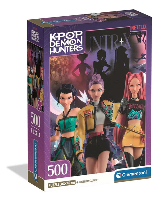 K-pop Démonvadászok Night Pulse 500 db-os Compact puzzle Clementoni