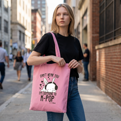 K-POP Vibe Tote Bag (Pink)