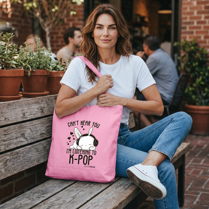 K-POP Vibe Tote Bag (Pink)