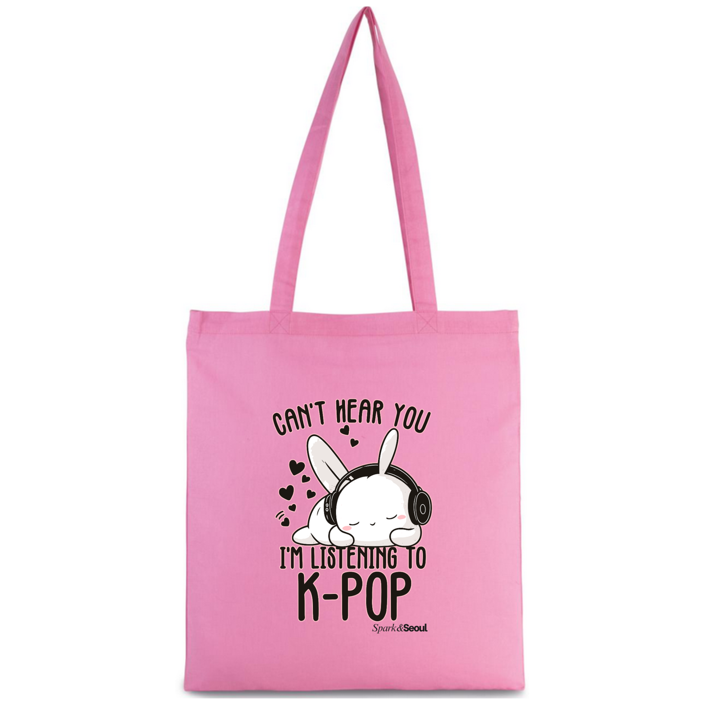 K-POP Vibe Tote Bag (Pink)