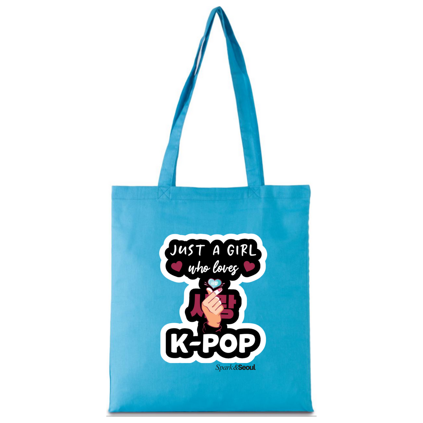 K-POP Vibe Tote Bag (Lagoon)