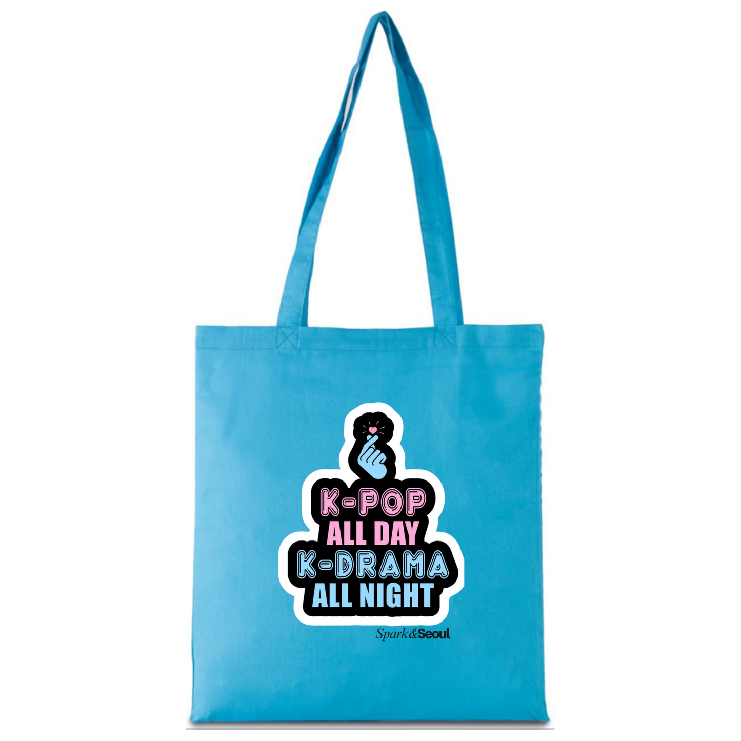 K-POP Vibe Tote Bag (Lagoon)