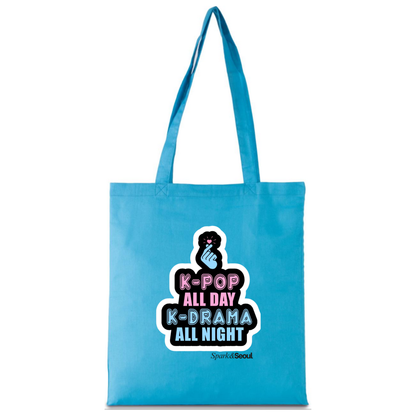 K-POP Vibe Tote Bag (Lagoon)