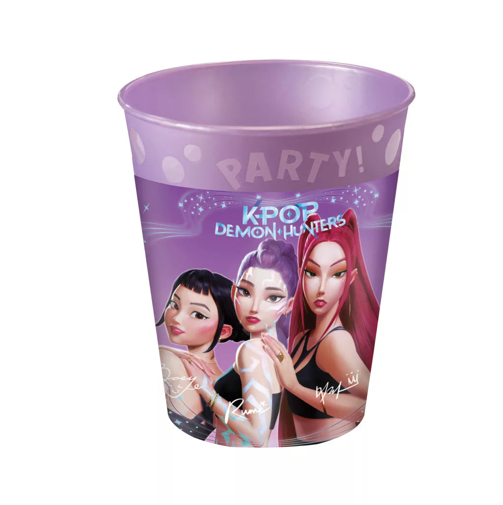K-pop Démonvadászok prémium műanyag pohár szett