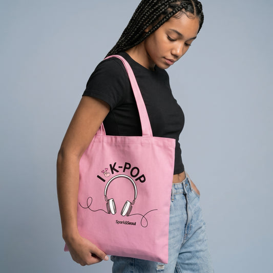 K-POP Vibe Tote Bag (Pink)