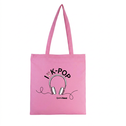 K-POP Vibe Tote Bag (Pink)